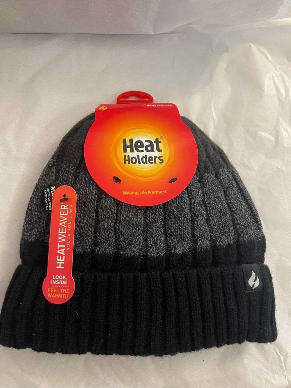 Men’s winter hat heat holder